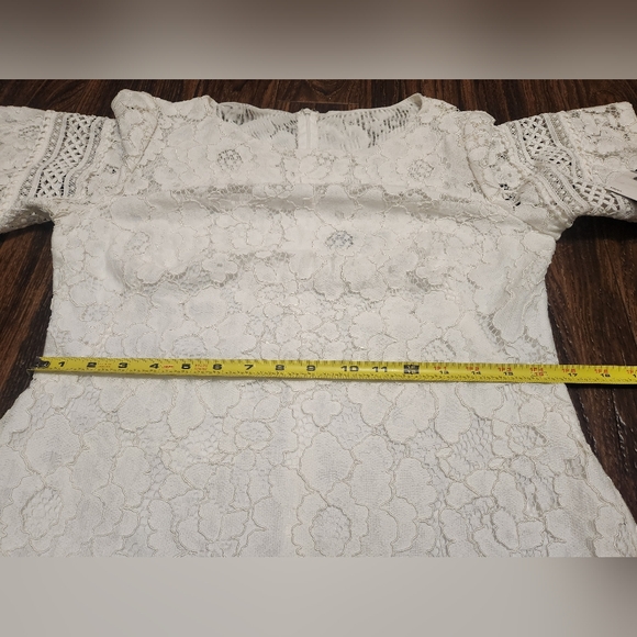 Ralph Lauren Off-White Lace Dress! NWT Sz 10 So Pretty! SAVE 15%! - Picture 9 of 14